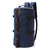 40L Travel Backpack,Gym Bags for Men,Canvas Duffel Bag Fit for Laptop Bag,Weekender Overnight Bag,Sac De Sport Homme (Blue)